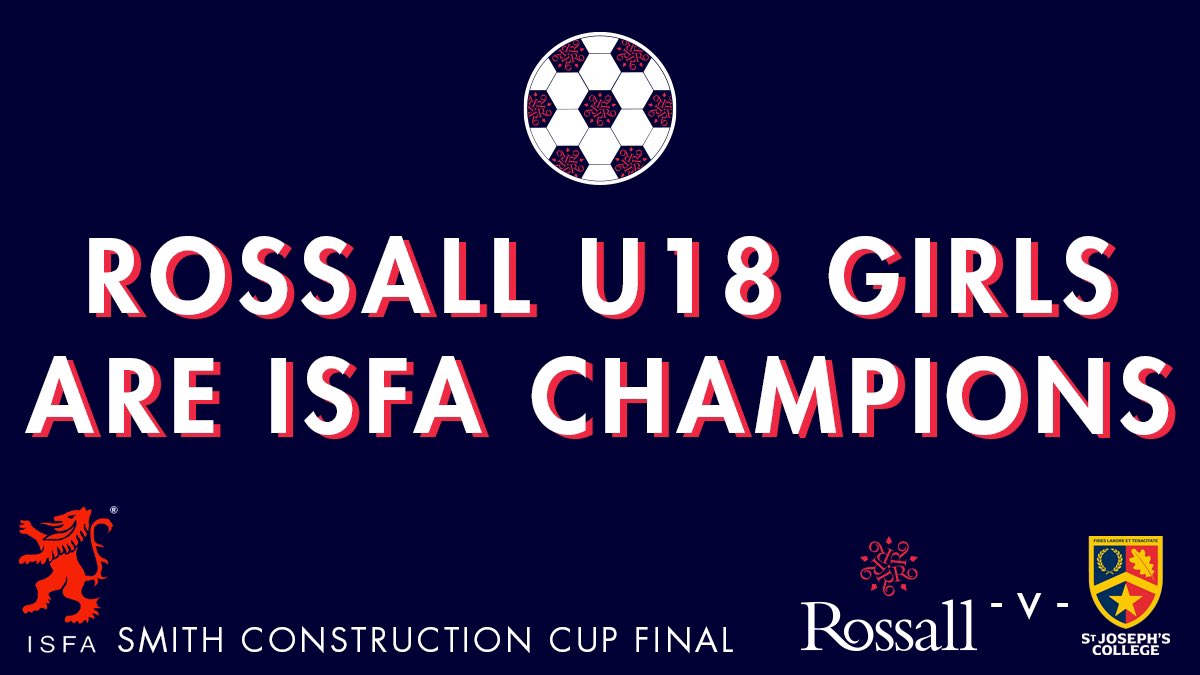 RossallSport's tweet photo. Full Time: @RossallSchool 1-0 St Joseph’s College (aet)

Rossall School are National Champions https://t.co/4Z2lf9CFHK
