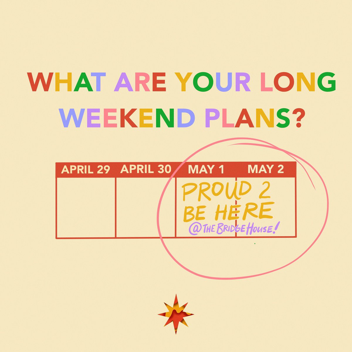 What are you up to this weekend? You better say Proud 2 Be Here at The Bridge House Theatre!! ticketsource.co.uk/the-bridge-hou…