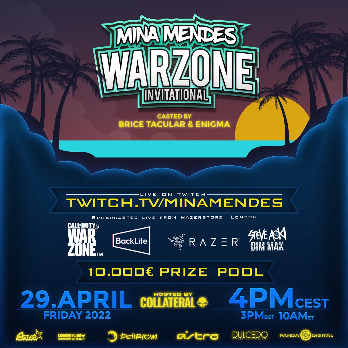 Due to a team change, we now have a free spot available for my 10K Warzone 2v2 Kill Race on Friday.

Who wants the spot?”