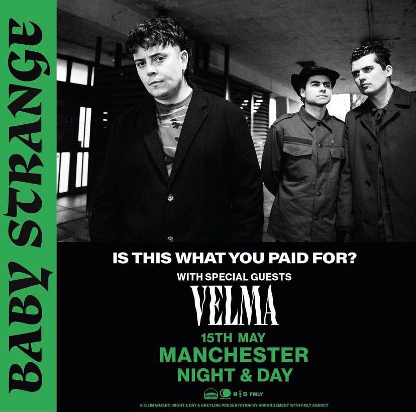 Supporting <a href="/BABYSTRANGEX/">Baby Strange</a> 
on the Manchester date of their tour! Sunday 15th May at one of the best music venues in Manchester <a href="/nightanddaycafe/">Night & Day Cafe</a>
