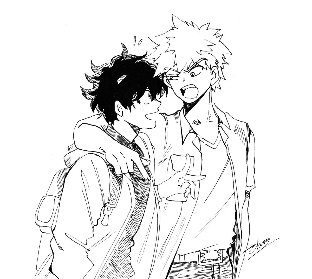 #BakuDeku doodle 