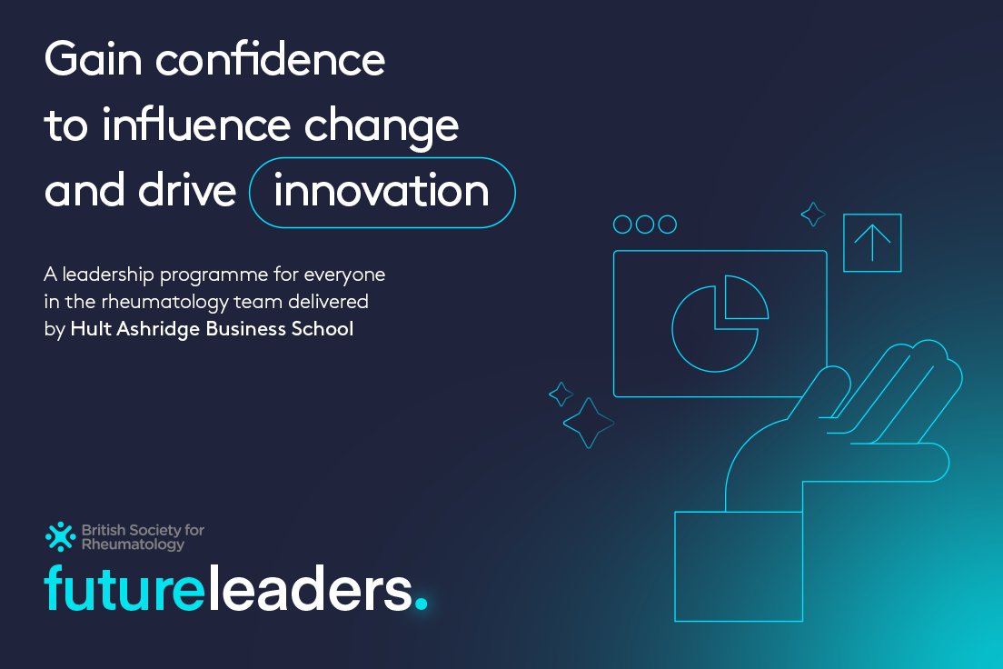 Join our newly-launched leadership training programme in partnership w/ Hult Ashridge Business School. Become a #rheumatology leader who'll represent nationally and change service delivery.

Apply today ▶️ bit.ly/3Opgnnf