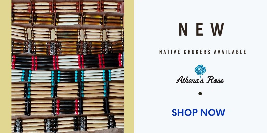 TheAthenasRose's tweet photo. We know you have been asking, & we have them for you! New Native chokers have been added!
** Our Mother's Day sale is going on now! Get 25% off $20.00+ use code: MomsDay20**
https://t.co/nGtIshj7e7
#nativechoker #smallbusiness #bonechokers #womanowned #veteranowned #IndianChokers https://t.co/oofvxEcK1g
