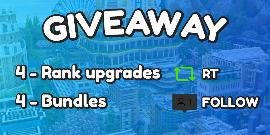 CubeCraftGames's tweet photo. To celebrate our Bedrock birthday we're doing a giveaway! 8 winners to be picked 🎉

To win simply RETWEET 🔁 and FOLLOW ➕

Good Luck 💙 https://t.co/KPv1WiCFiu