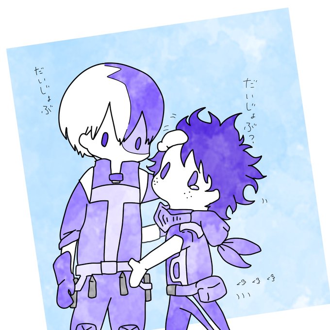 今週の🍰くんは、抱きしめるために駆け寄った🐰の頭を撫でそうだな……ていう(?)深夜の落書き轟出 