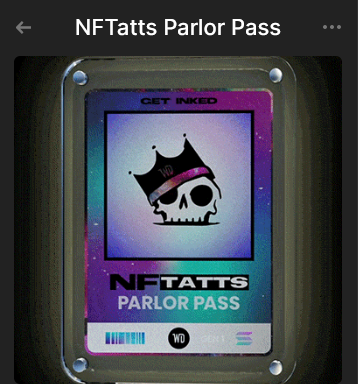 WilsNFT's tweet photo. Got the Galaxy Pass ~

Let's GET INKED!💀👑

@NFTatts https://t.co/Ud6qP3zv1o