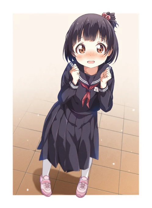 えへへ…。似合ってる?お姉さんに見える?

#中谷育 
