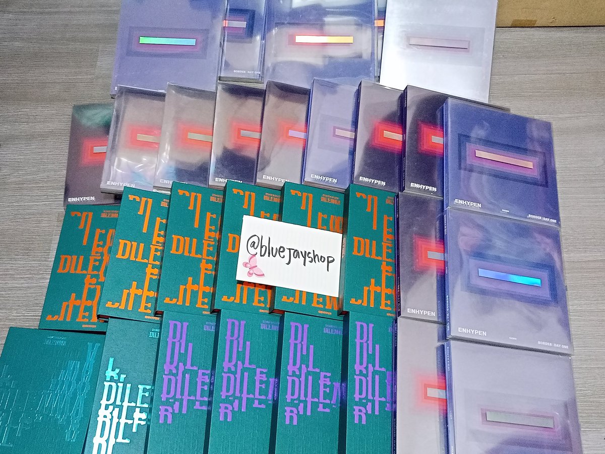 bluejayshop's tweet photo. BIG SALE PT.2 - ALL ONHAND 

30PCS - ENHYPEN D:A
18PCS - ENHYPEN D:D
18PCS - ENHYPEN B:DO
LIMITED SLOTS - FREE ALBUM

PRICE RANGE: 100-180PHP
WHEN: FRIDAY UNTIL 5.5
MOP: GCASH OR COD (SHOPEE) https://t.co/RKdjrgYZZg