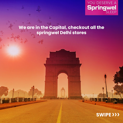 springwel's tweet photo. Springwel mattress is situated in every corner of India, so what are you waiting for? Go ahead and visit the nearest Springwel mattress store. 
Find the nearest ones by visiting the link in bio.

#Springwel #Springwelmattress #locationtag #mattressstore #mattresssale #newdelhi https://t.co/jBIAg0YdJ2