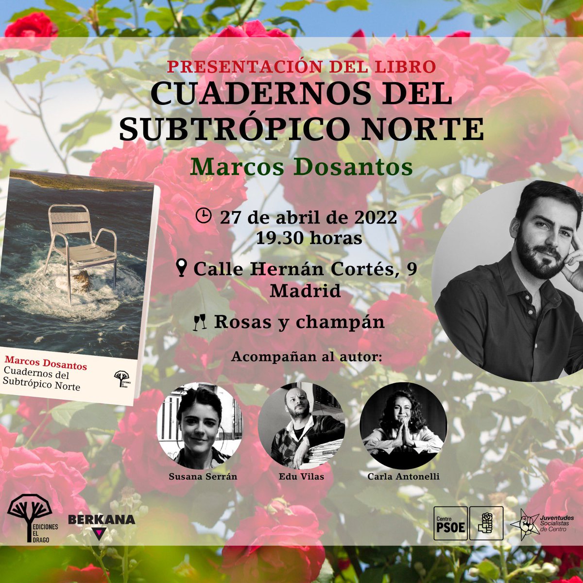 libreberkana's tweet photo. Este miércoles acompañaremos a @marcdosan en la presentación de su libro en la sede del PSOE centro. Podréis comprar el libro y que el autor os lo dedique. ¡Os esperamos! https://t.co/SQYSLApcs6