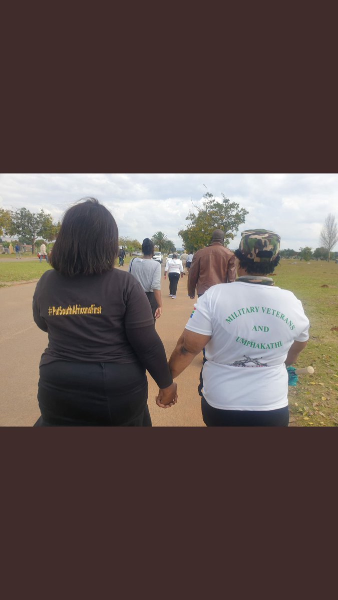 Sowetan3's tweet photo. You Will Never Walk And Match Alone...it's just a matter of time what's ours we will take back...PERIOD!#OperationDudula #PutSouthAfricansFirst #Elections2024 https://t.co/xfan9wqN1i