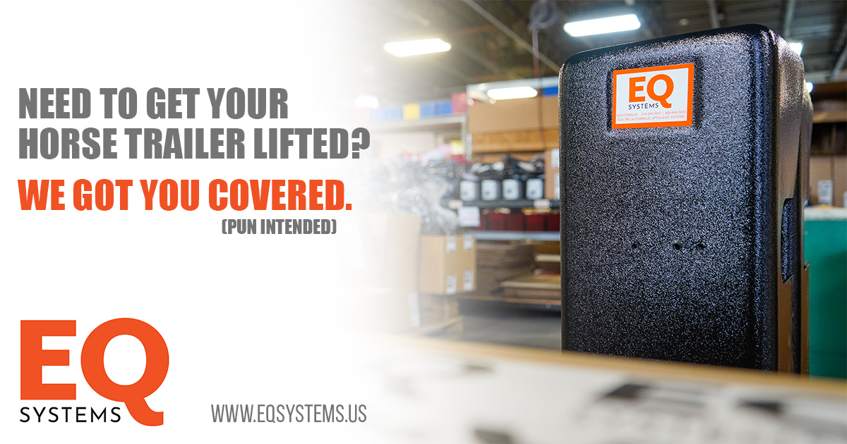 equalizersys's tweet image. Protect your system from the elements! (or maybe jealous horse drool?) 😬
If you're tired of cranking, give us a call at 800-846-9659!
#Getlevel #Horsetrailer #Bumperpull #Motorsports