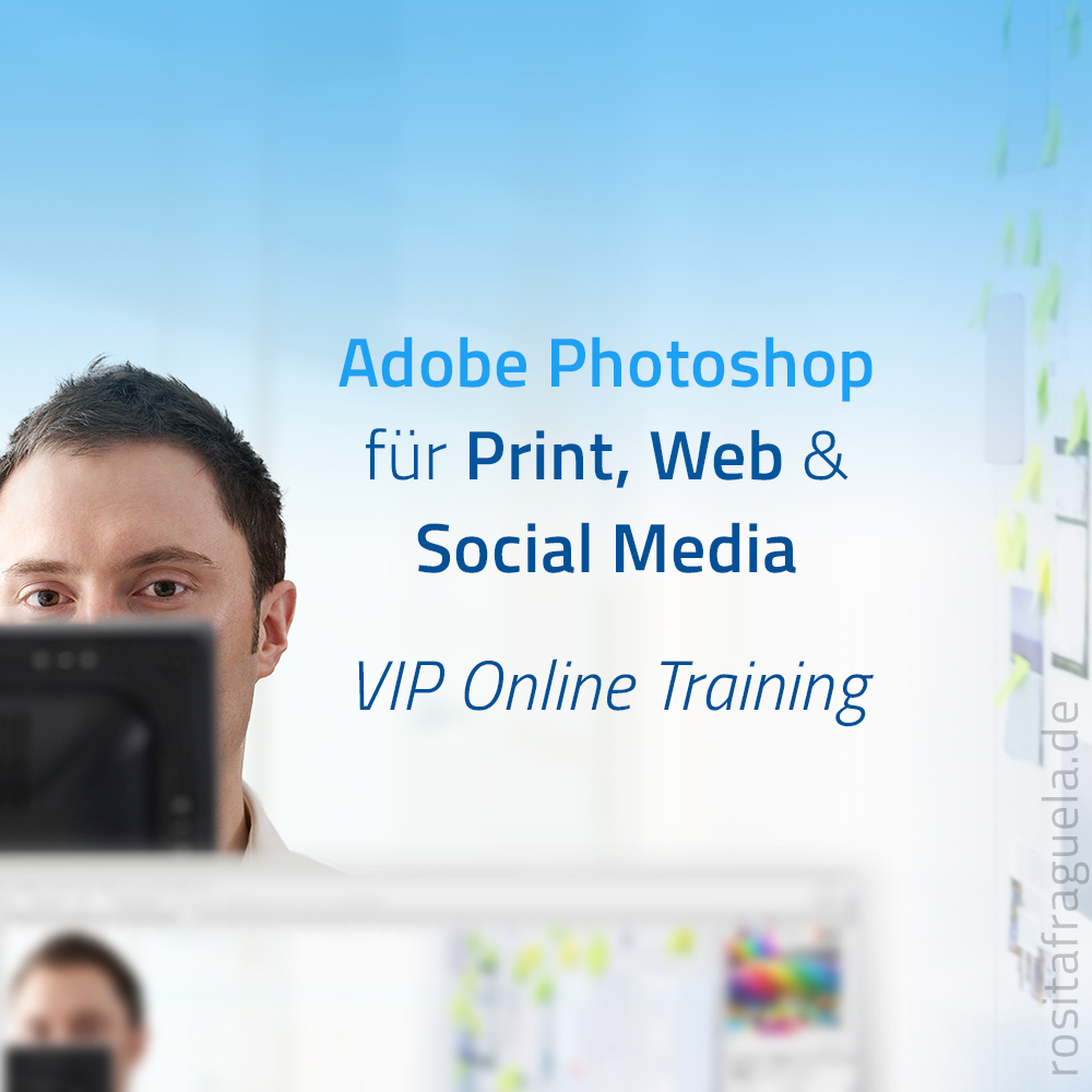 💙 #Photoshop für #Marketing Professionals 

🚀 Ich zeige Dir, wie Du mit geringem Zeitaufwand, Bilder für #Print, #Web &amp; #Social Media professionell bearbeitest.

☑ Warte nicht darauf. Mach es selbst!

rositafraguela.de/photoshop-trai… #socialmedia #adobephotoshop