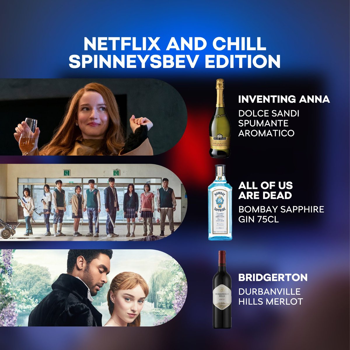Pair up that drink on your next movie night! Which one are you trying out soon? 🤔

Pro tip: watch All Of Us Are Dead and take a shot every time a main character dies! 🤣 Will you survive this?

#SpinneysBev