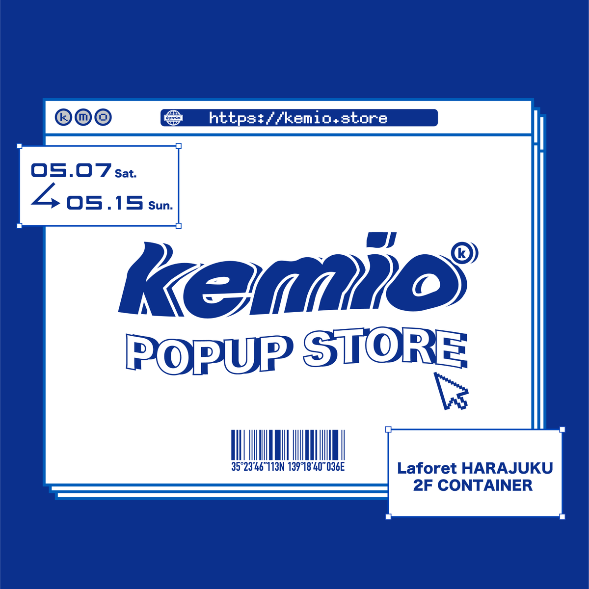 STRENDJP's tweet photo. #kemio プロデュースのショップ「kemio store」が初のポップアップを開催。

「#パラッパラッパー」とのコラボアイテムやポップアップ限定のアイテムがラインナップ。

詳細はこちら▷ https://t.co/MgYvkg1b4x

#kemiostore
#ファッション
#ニット帽
#Tシャツコーデ
#ラフォーレ原宿
#春夏コーデ https://t.co/TSDjAj0o7c