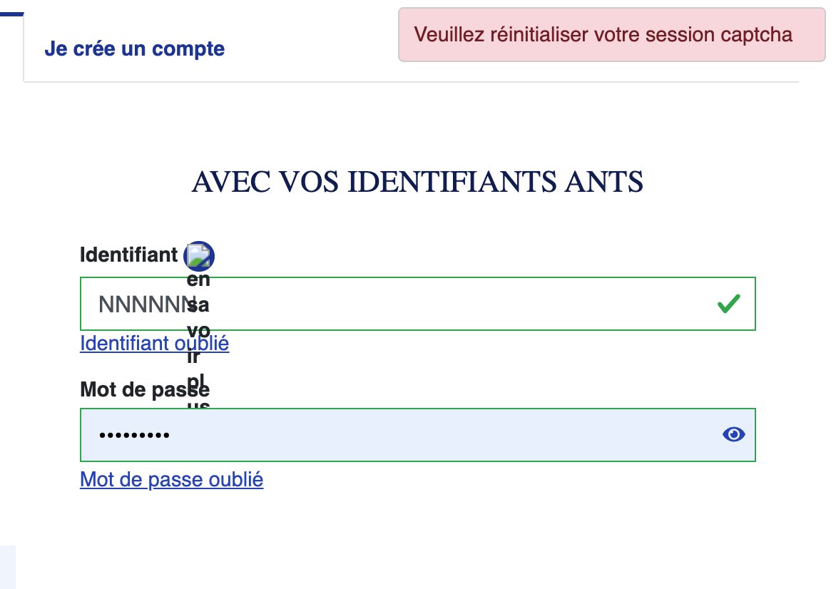 babgi's tweet photo. Et ça continue aujourd'hui. Bug captcha qui fait planter le SSO. https://t.co/IzVeC3gHJF
