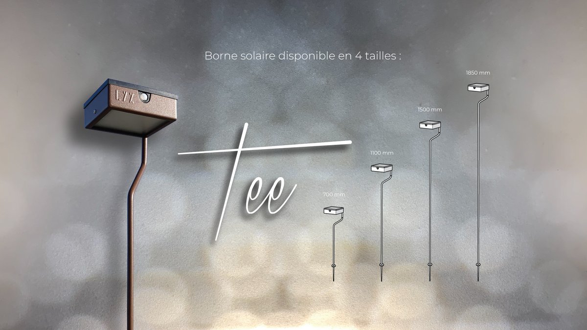 ContactLYX's tweet photo. La borne solaire TEE est maintenant disponible en 4 tailles : 700 / 1100 / 1500 / 1950 mm.
Plus d'infos : https://t.co/1T0jdklqhd
#light #Lighting #Lamps #solarlighting #solar #luminaire https://t.co/9I00p4msKg