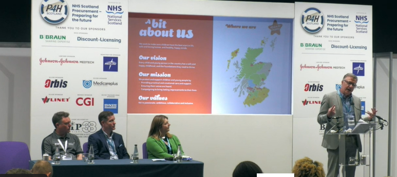 Paul Carberry, National Director for Scotland and
England, Action for Children talks to our #keynote arena #P4HScotland