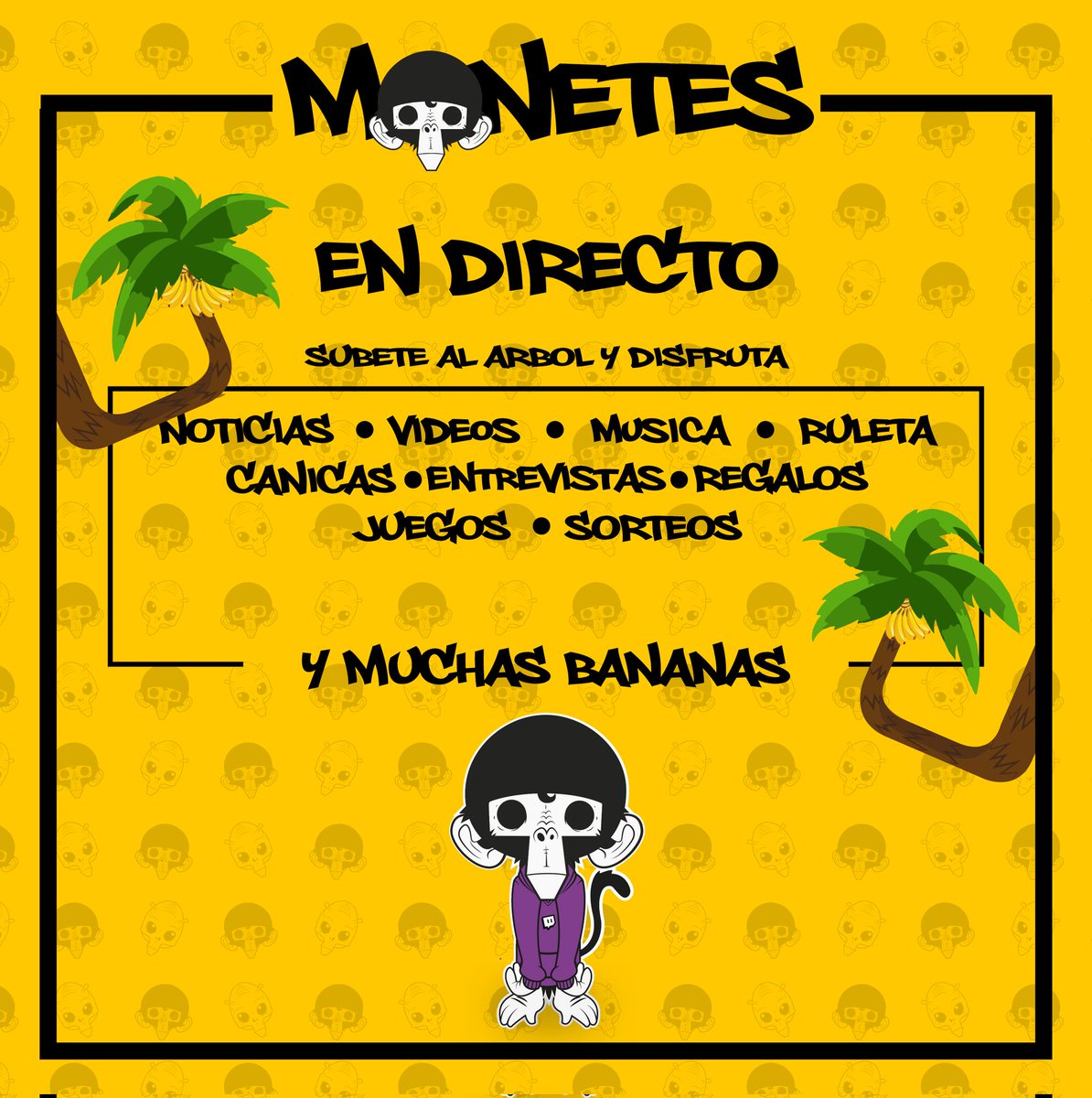 Mak_Atlas's tweet photo. Buenos días Monetes!! De lunes a Sábado de 22:00 a 00:00 https://t.co/RP4K9Y3Iz4