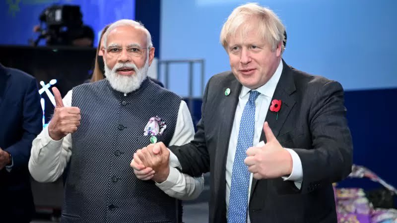 UK might face pressure to allow Indian products, such as medicines into uk market &amp; calls to grant more visas to Indian workers. Under the new post-Brexit points-based immigration regime, over 60k Indians received skilled-worker visas last year, around two-fifths of the total.