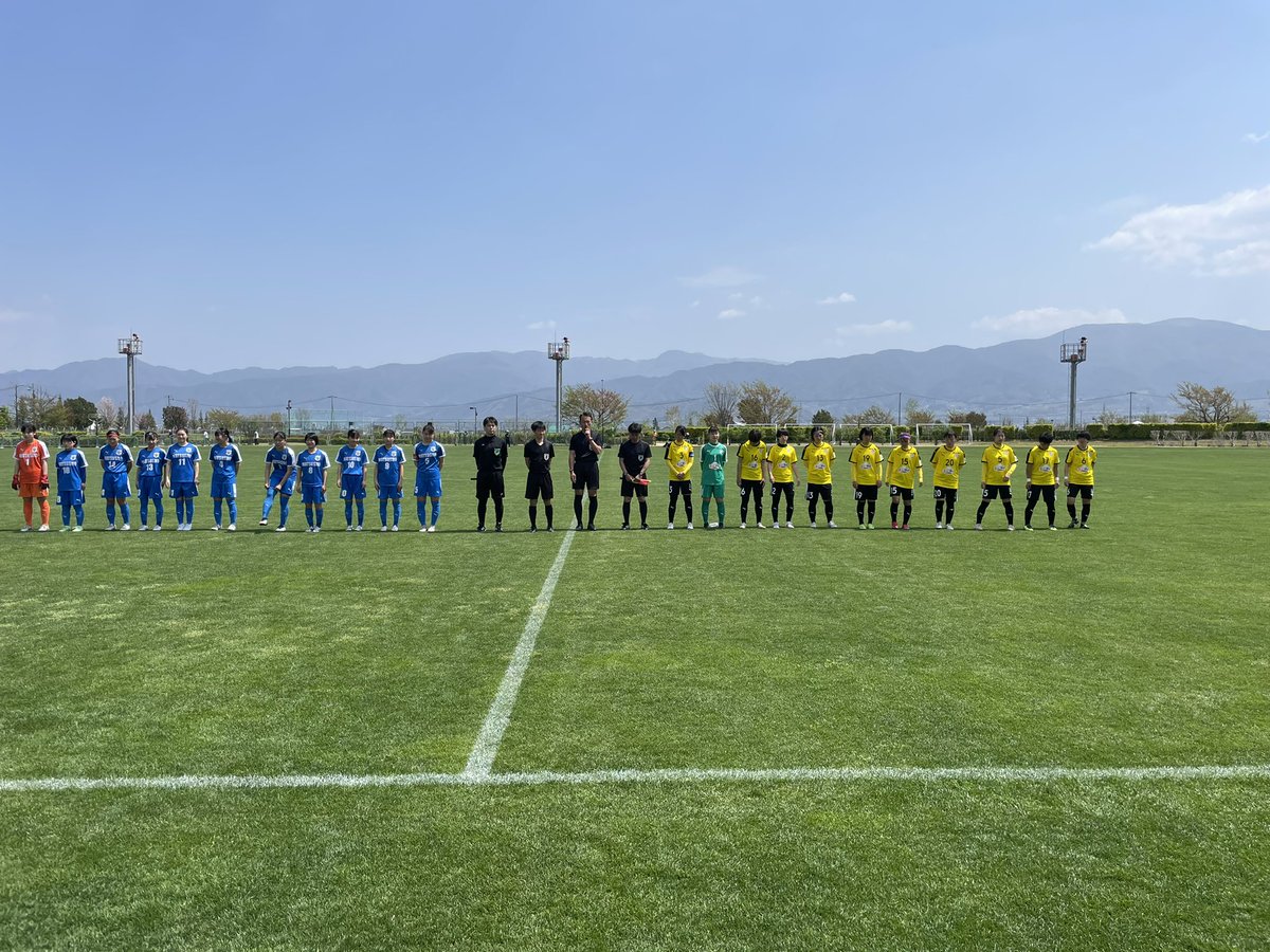 mfcl2012's tweet photo. 2022北信越リーグ

松商ーリリーウルフF石川
前半0-1
後半1-3
合計1-4
得点者 ゆづき

情勢的には厳しい中ですが、貴重な公式戦を実施できたことは、関係者の皆様のおかげです。感謝の気持ちを忘れず、次節に向けて準備していきたいと思います。
引き続き、皆様の応援を宜しくお願い致します！ https://t.co/4ADMJjpqTe