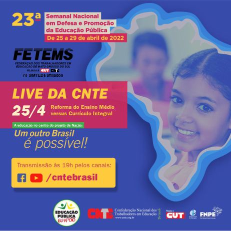 fetems's tweet image. Participe do tuitaço #NovoEnsinoMédioVelhosProblemas - em defesa da educação pública de qualidade para todos/as os/as estudantes !
