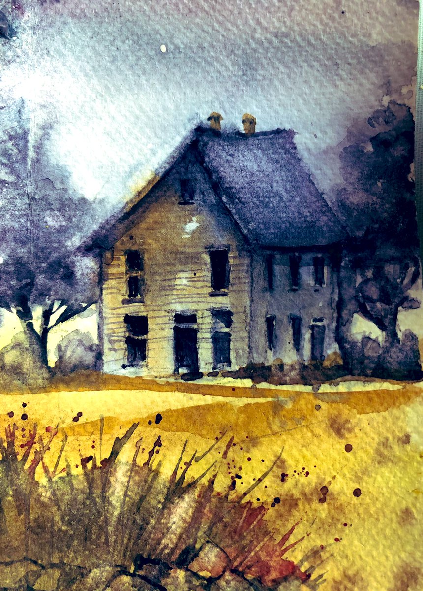 #onehour1sketch <a href="/1hour1sketch/">1 Hour 1 Sketch - Weekly Art Challenge</a> ~
#watercolour🏡 #thedailysketch✍️