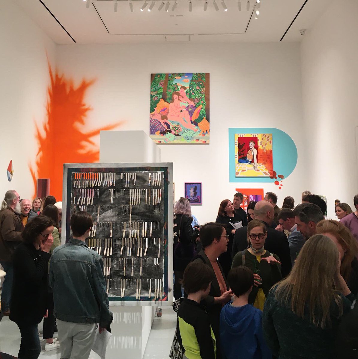 afoggynotion's tweet photo. Great opening of GENERATION:2022 New Irish Painting at @butlergallery Kilkenny Saturday evening. The show runs until the 10th July. @KevKavGallery #irishart #contemporarypainting #butlergallery #contemporaryart #kevinkavanagh https://t.co/yQDO0cfbHB