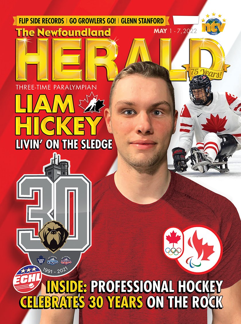 TheNfldHerald's tweet photo. This week, the fantastic @lhickey23 graces our cover! Plus, 30 years of pro hockey on the rock, Glenn Stanford, @flipsidenl and much more! In stores and online at https://t.co/pOQcB8EIxs today! https://t.co/PeQCLTF576