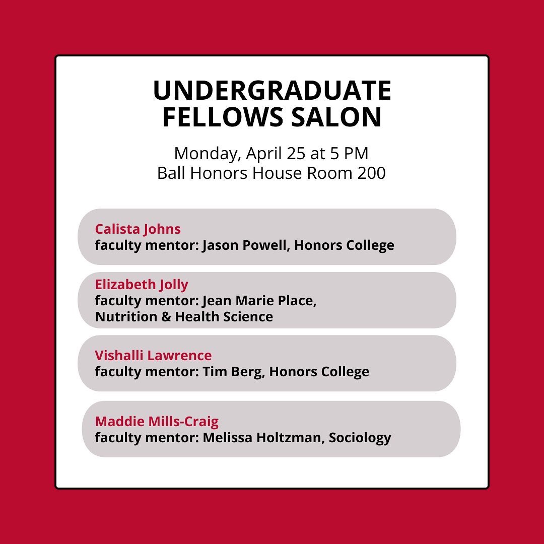 Ball State Honors College tweet media