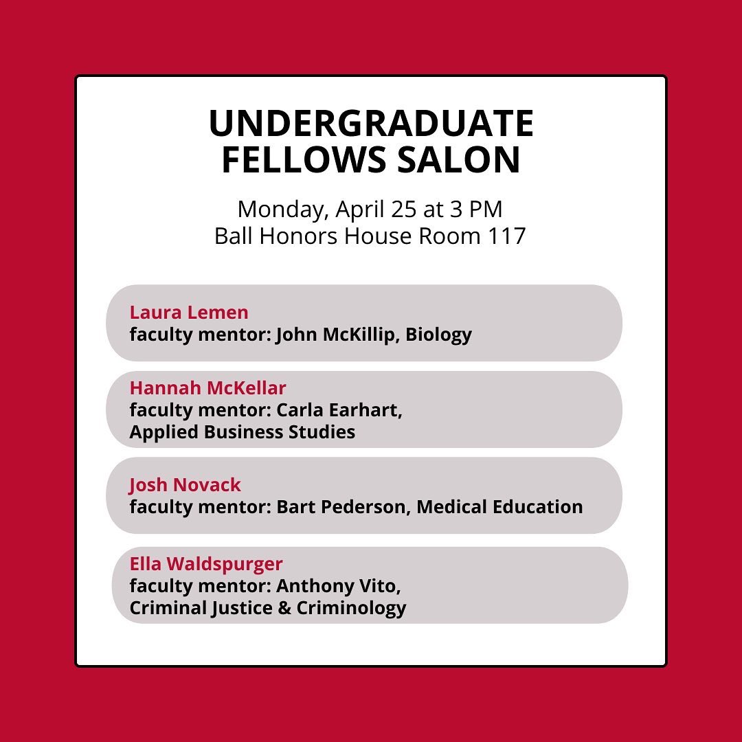 Ball State Honors College tweet media
