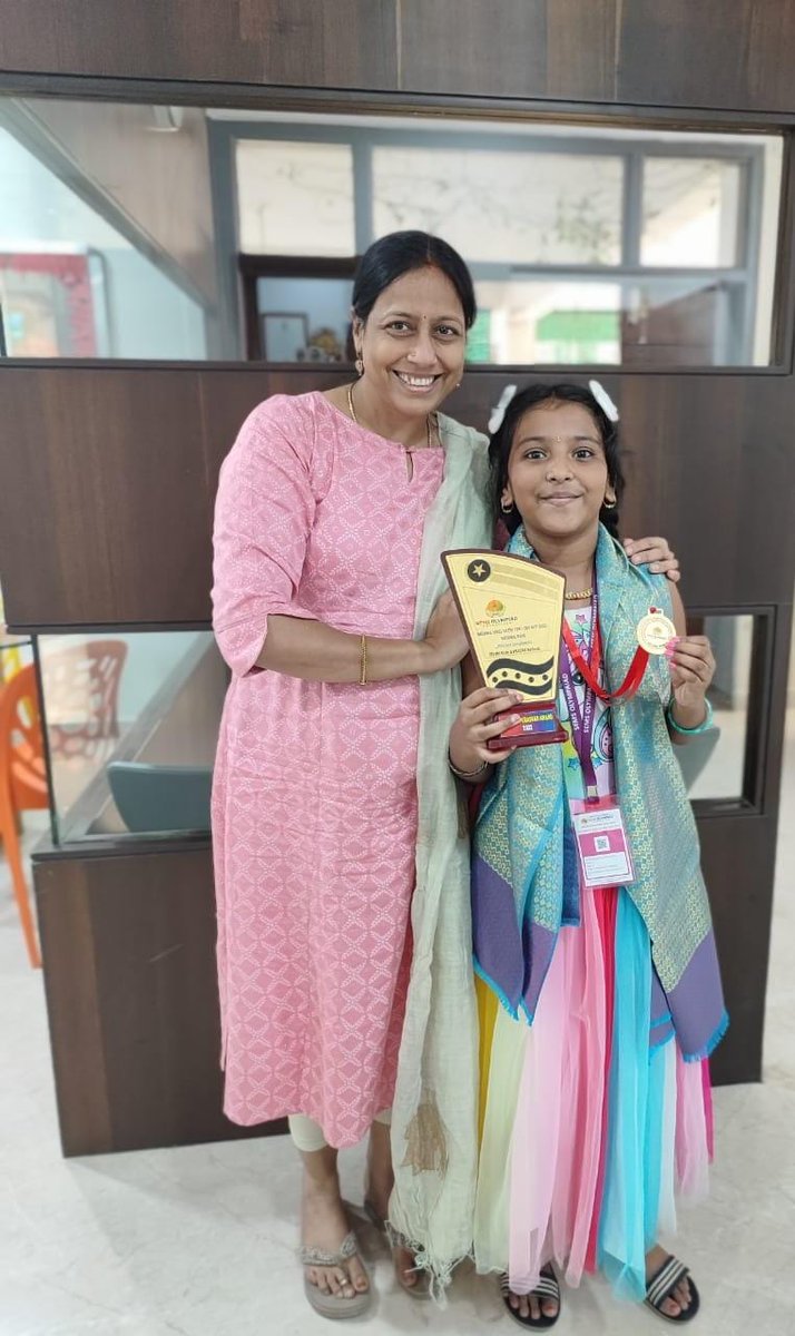 sssv_school's tweet photo. We are proud to announce that the Students of Sri Sai Saraswathi Vidyanikethan participated in SEMS Olympiad
Two of the students
1)Y. HITHASVI REDDY got 3rd rank at the National level.
2) K CHATHRIKA got 4th rank at the State level.
#proudmoment #talentTest #Olympiad https://t.co/BthqCdffWu