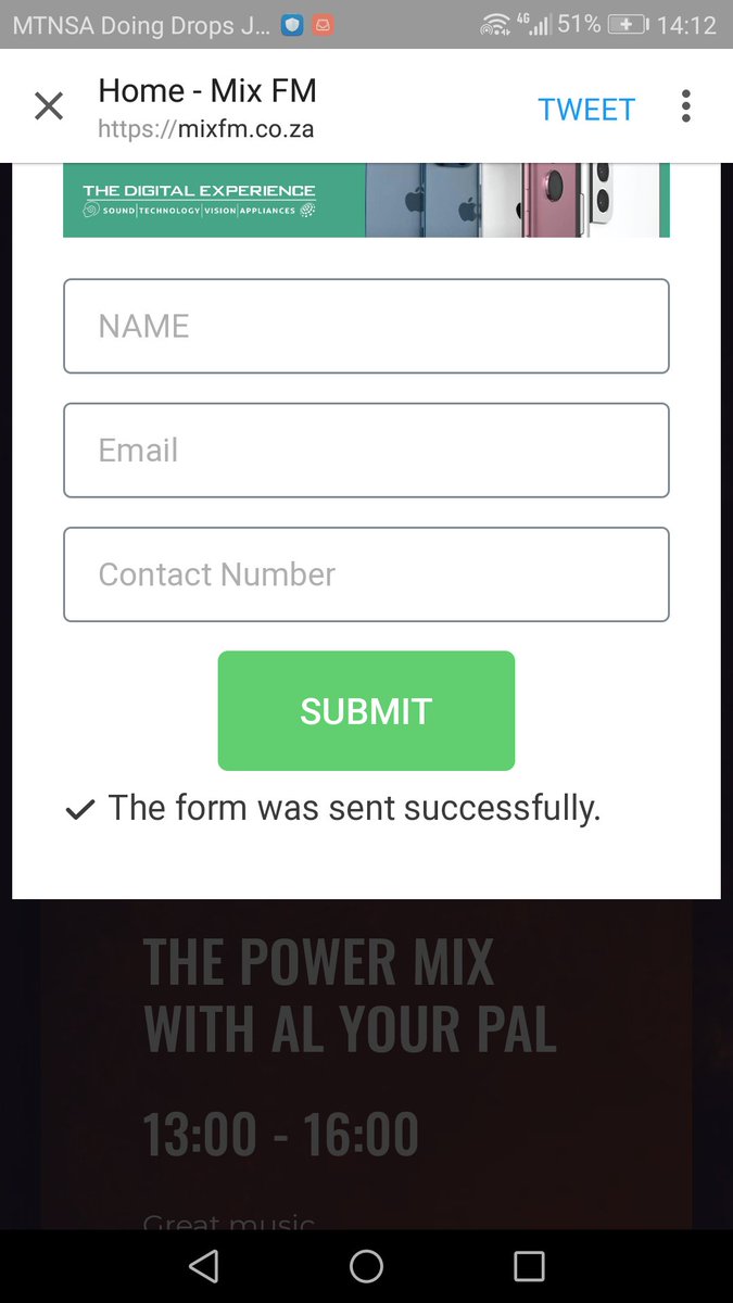 shaanti82's tweet photo. @Mix938FM Tuned i hope I win 
#WinWithMixFM
#WinAPhone https://t.co/DVsWtdpLLt