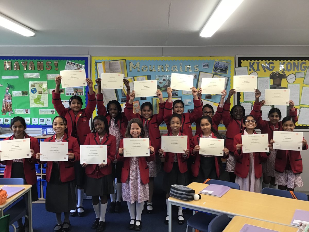 We are extremely pleased, all of the girls in Year 5 passed their English speaking Board Examinations, and most with Distinction.   

We are so proud to have such confident speakers at Cumnor Girls'.

@headshipjourney
@cognitaway