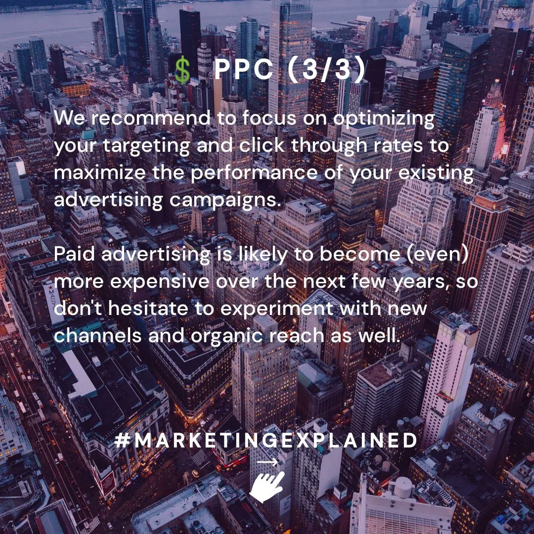 agonosdigital's tweet photo. Today we're covering #ppc in another #marketingexplained. If you're doing any #ppc / #payperclick #campaigns in #marketing 💲💲, be sure to check out our last slide for some useful advice! #digitalmarketing #advertising #paidadvertising https://t.co/pNhbuwpHp4