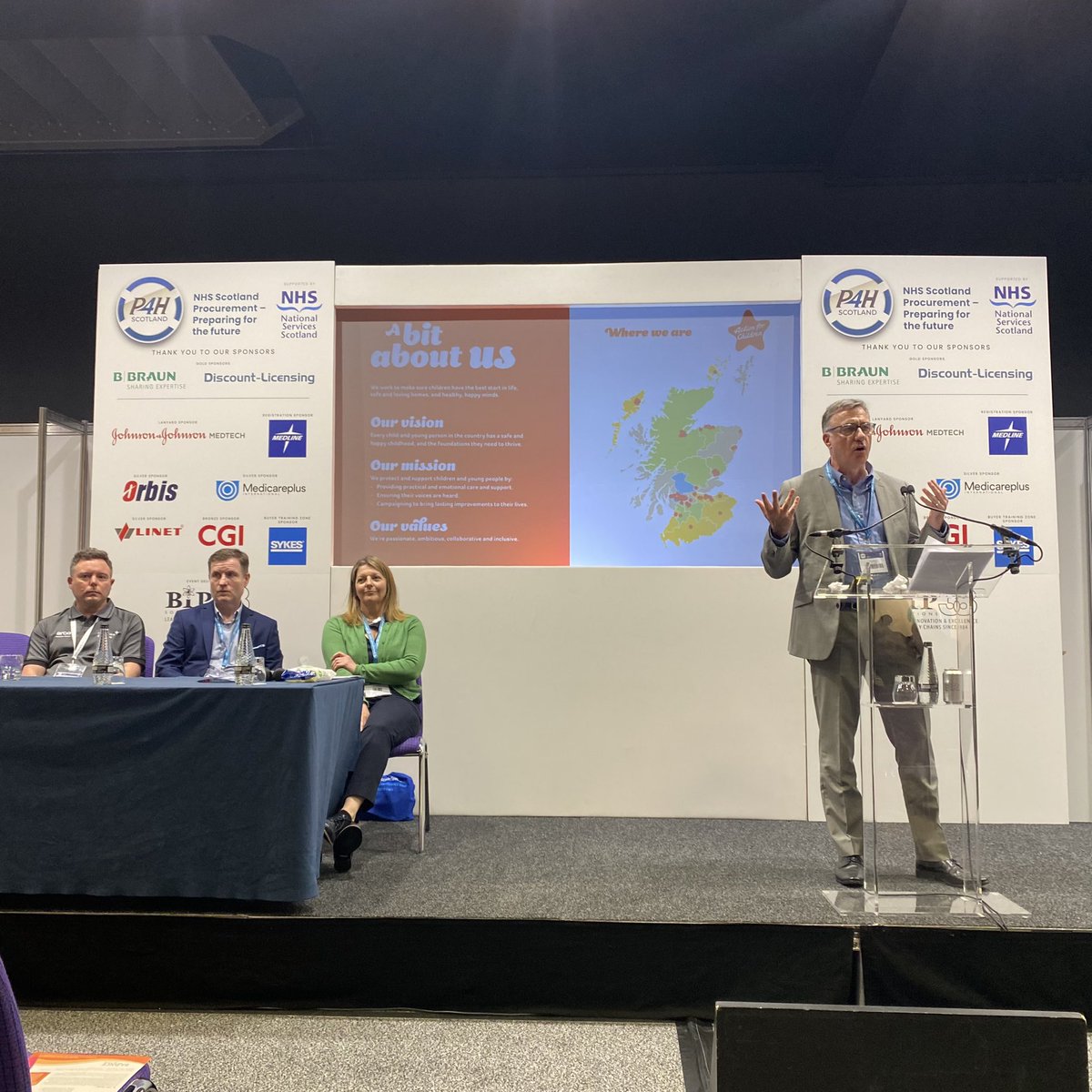 Great to hear from Paul Carberry, Director for <a href="/actnforchildren/">Action for Children</a> on how partnerships across the NHS are supporting communities across Scotland😄👏 #communitybenefits #CSR #P4H <a href="/P4hScotland/">P4H Scotland</a>