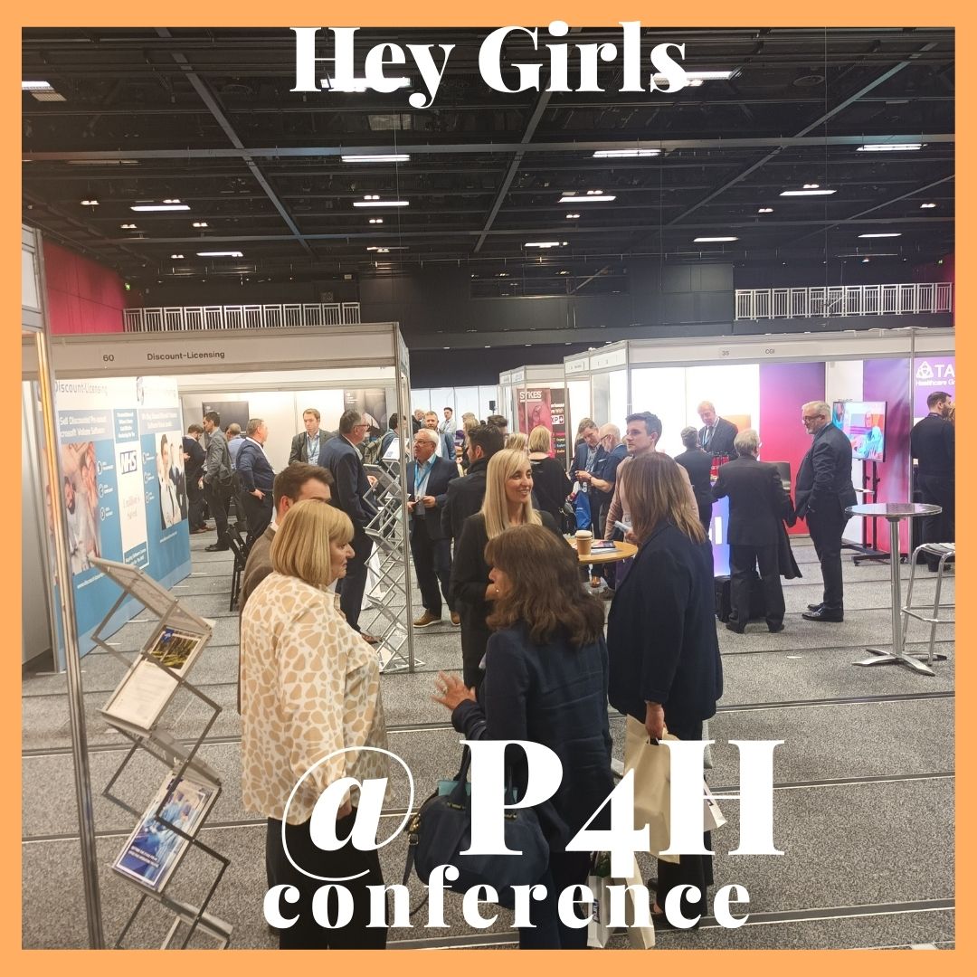 HeyGirlsUK's tweet photo. Hey Girls are currently working with @nhs boards across the UK to help them provide free and sustainable period products to their staff, visitors and patients.
Georgie is currently at P4H conference at @eicc_uk, a healthcare procurement and supply chain event 
#nhs #heygirls #p4h https://t.co/XXBRRFdjM8