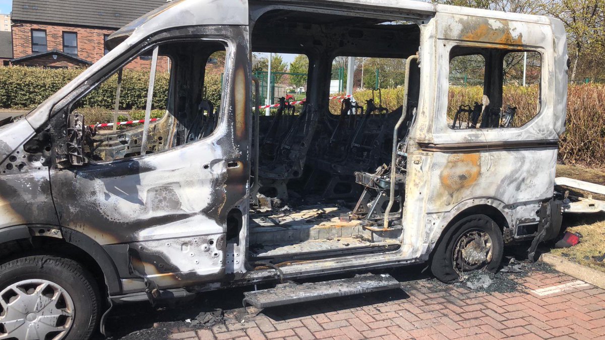 Unfortunately our minibus was the victim of arson on Saturday afternoon

We’re all devastated as this will have a massive impact on our programme and what we are able to offer our young people.

If you have any information please contact <a href="/PoliceScotland/">Police Scotland</a> on 101