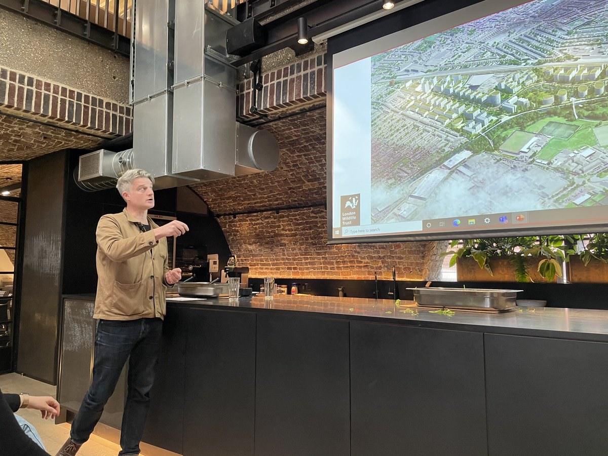 Great to see David Mooney Director of Development @WildLondon back <a href="/jtp_placemaking/">JTP</a> talking “How to think like a strategic ecologist” - 4 years on from his last visit!