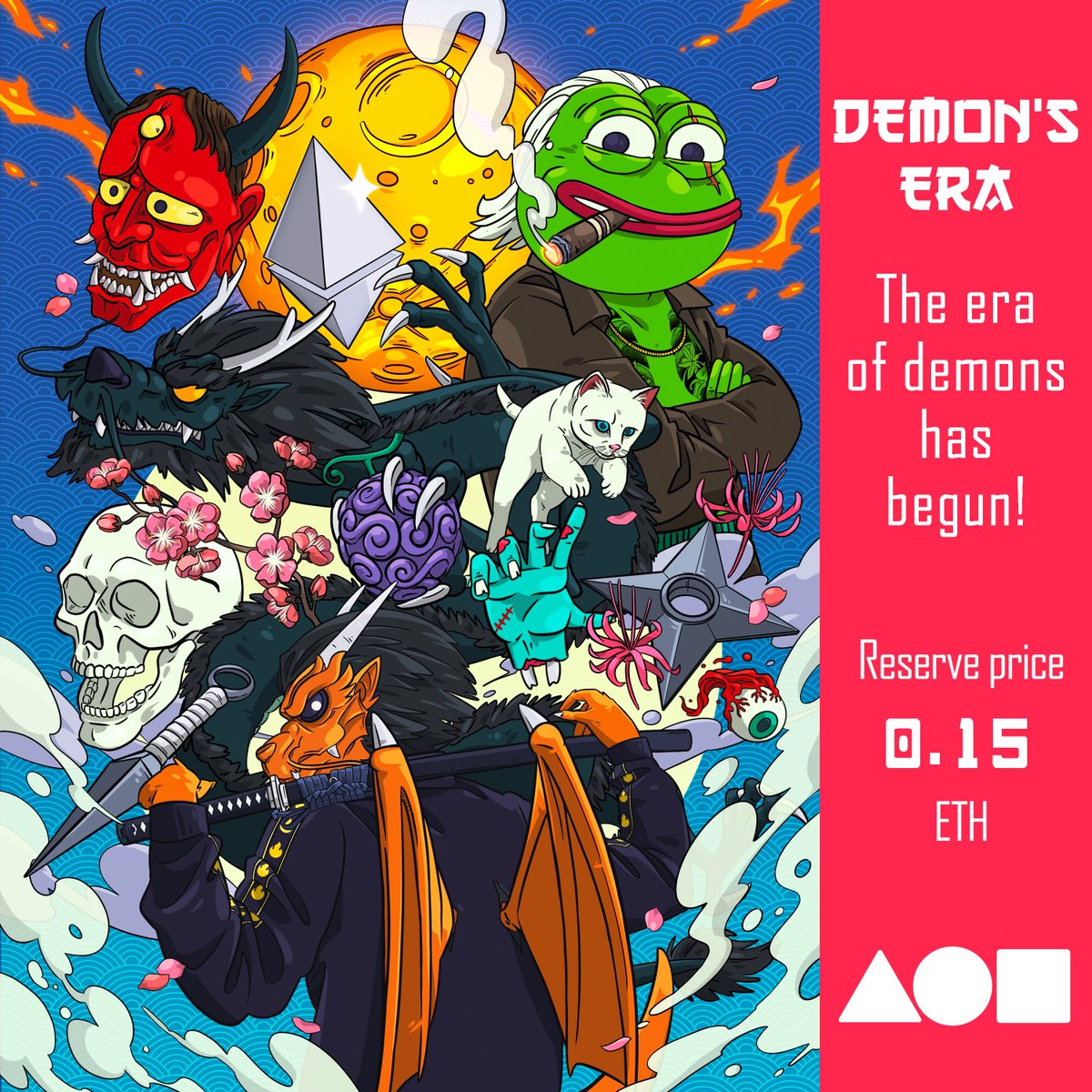 😈Demon's Era😈

Available on <a href="/foundation/">Foundation 🌐</a>
Price starts at 0.15 ETH

Check it out!
foundation.app/@YorickYoh/yor…
- - - - - - -
#frogfam #Pepe #pepethefrog #pepenft #NFT #NFTTHAILAND #NFTCommmunity #NFTCommumity #ETH