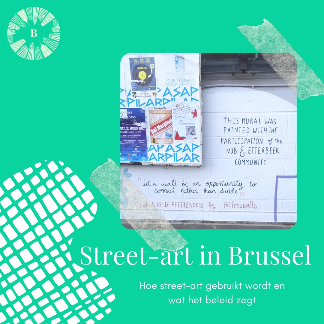 _projectb_'s tweet photo. 🎨 Wij stellen de relatie tussen overheidsbeleid en street art scherp door op bezoek te gaan bij @silvia_draws en Nanouk van LessWalls en de Vlaamse gemeenschapscommissie

Lees het hier 👉 https://t.co/OQlYSmUFvY

#Brussels #VUB #art #streetart https://t.co/oKVRl6TJvA