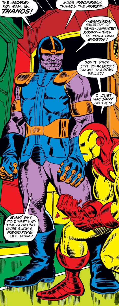 RT @Lunwi88: I think a lot of people forget Thanos was originally an Iron Man villain https://t.co/nsaEm0jXvs