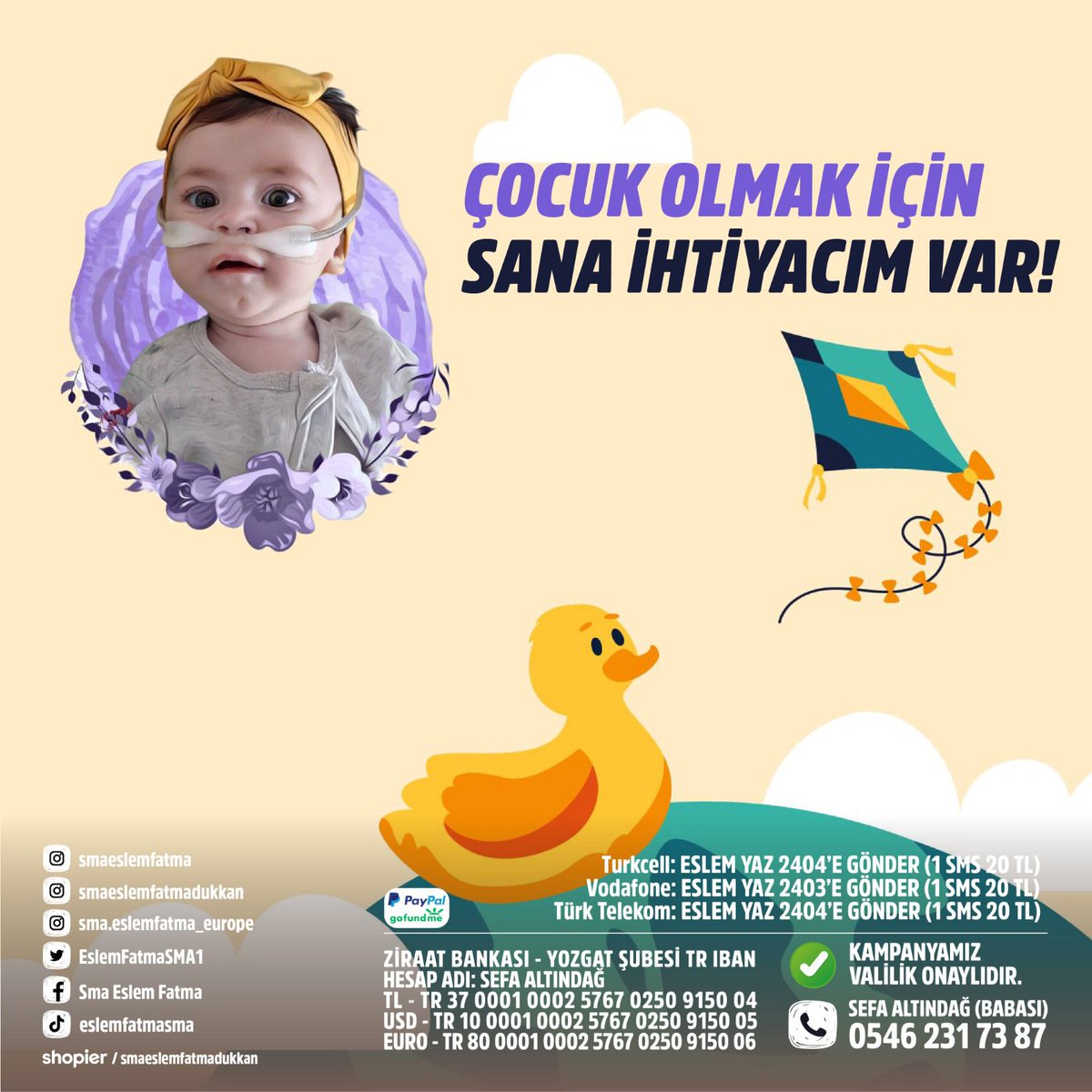 <a href="/gokhanncinar/">Gökhan Çınar</a> Sen dunyanin en guzel bebegisin eslem fatmamiz seni kurtaracagiz guzel kuzum @EslemFatmaSMA1