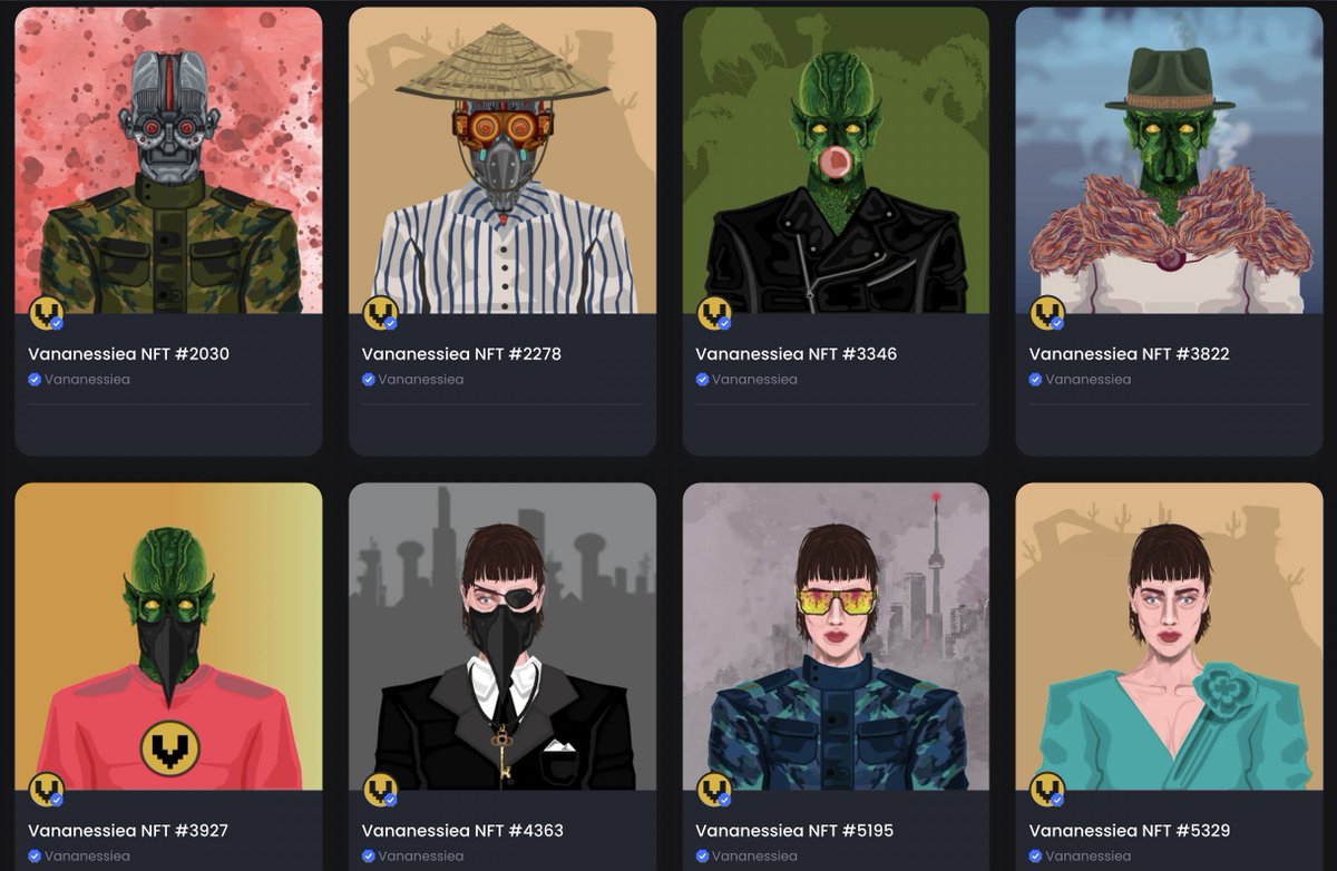 cryptosvet_si's tweet photo. 🚨The Vananessiea collection is revealed📢

🔥I love my @vananessiea #NFT army🔥

🎯M𝐞𝐭𝐚𝐯𝐞𝐫𝐬𝐞 𝐢𝐧 T𝐡𝐞 F𝐮𝐭𝐮𝐫𝐞👀
NFT-based #P2E strategy game built on the #VeChain blockchain

🛒@worldofv_art 

#NFTCommunity #NFTs #NFTGame #Metaverse #MetaverseNFT #NFTgaming #NFTart https://t.co/HIPHoVk9kC
