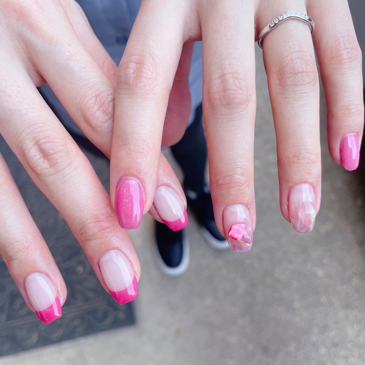 s__nails's tweet photo. pink nail🫠💓💓💓 https://t.co/HFmnITHGZN