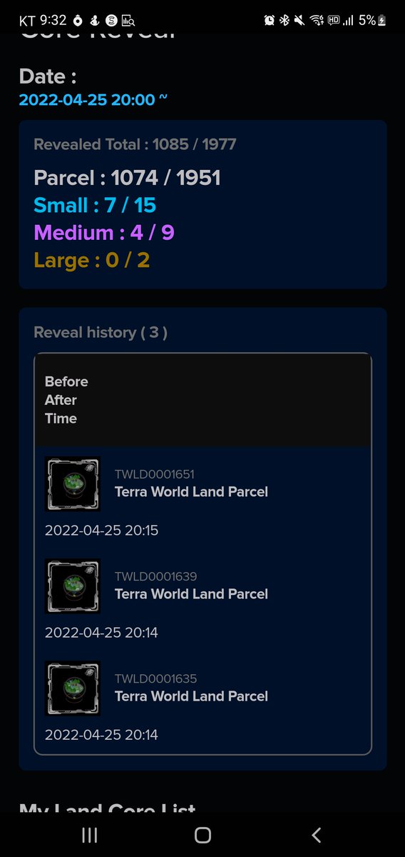 Luna_Hold's tweet photo. I reveal 3 parcels lol 
@terraworldme @seodongjae7 @mun0506 @4N5GysezRofJM4I @connected_tcoin @Q5q1TUgXQZoqR8C 
#TERRAWORLD #TWD https://t.co/sJApWVNv0l