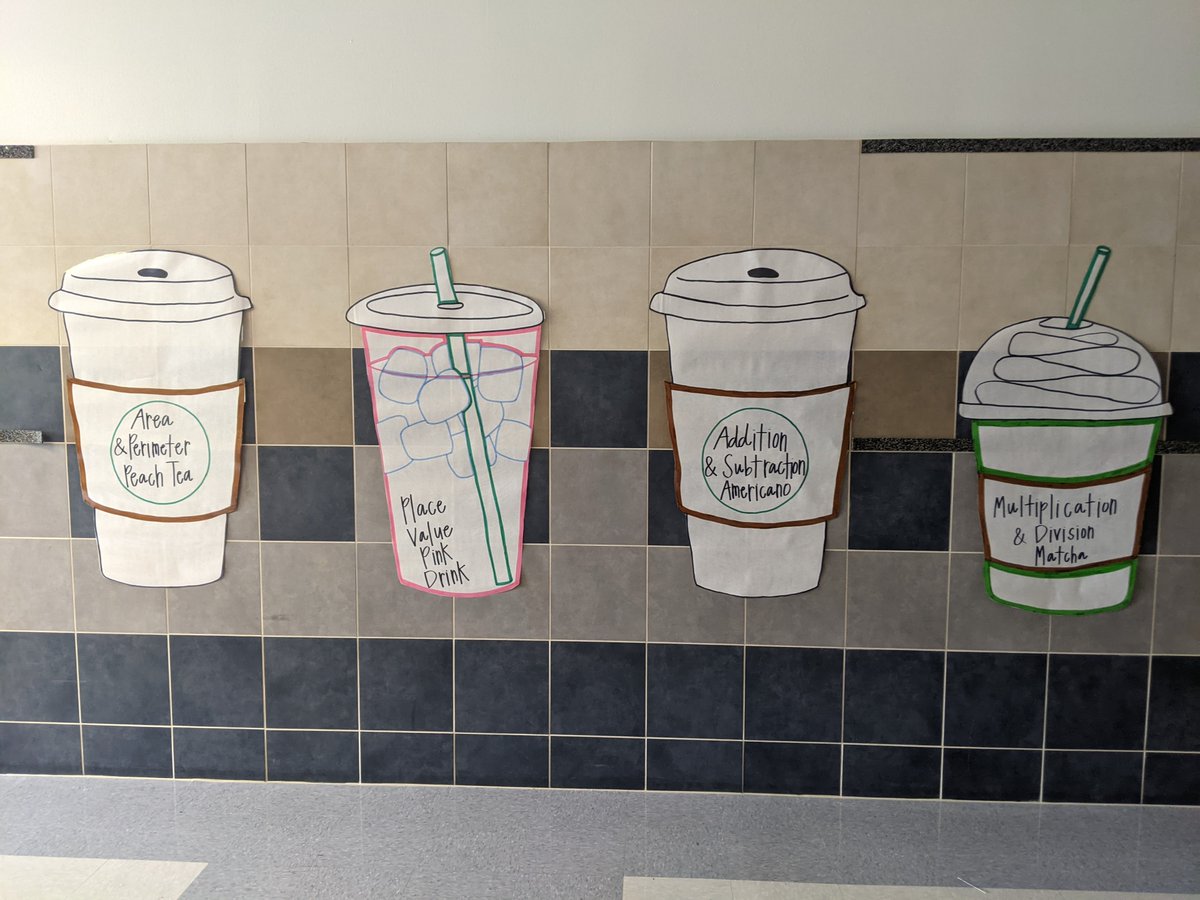 Welcome to the STAARbucks Review Cafe!  The 3rd grade team put together a fun and motivating way to review for STAAR.  The students are pumped.  #risdpoweroflove#risdlitandint@mhemustangs