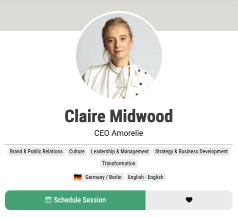 Let's welcome Claire Midwood, former #CEO of <a href="/AmorelieFR/">Amorelie-FR</a> as a new #mentor.