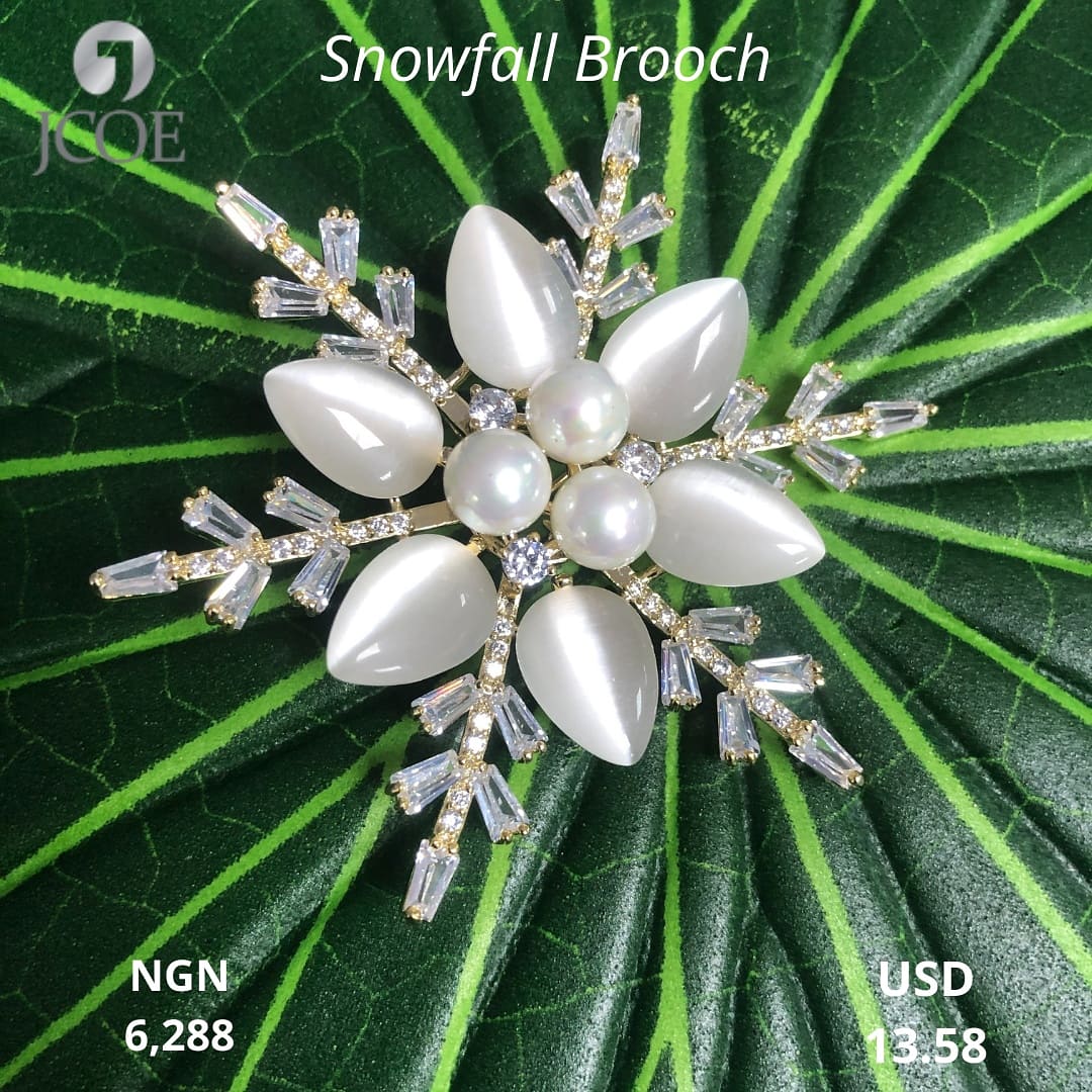 JcoeInt's tweet photo. Get this beautiful Snowfall Brooch from us.... Distinctive and Eye catching.
#broochstyling
#broochessale
#fashionaccessories
#jcoeint
#jcoeintsales
#jewelrylovers https://t.co/ZjAF6qyQfG