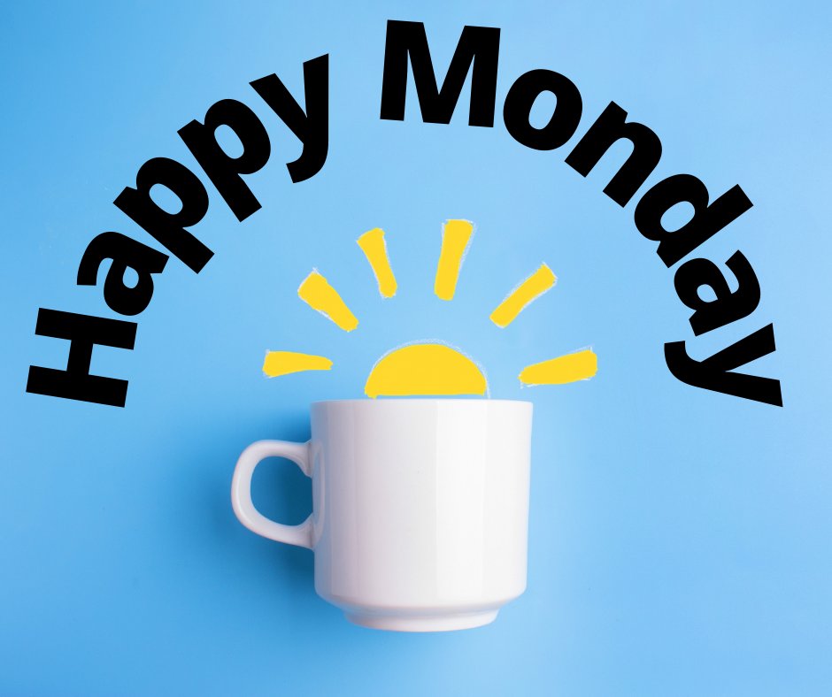 Happy Monday! Everyone enjoys different things on Mondays. What’s your favorite way to start the week? #Monday #startyourweekoffright #happymonday